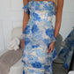 DARCEY MAXI DRESS - BLUE FLORAL