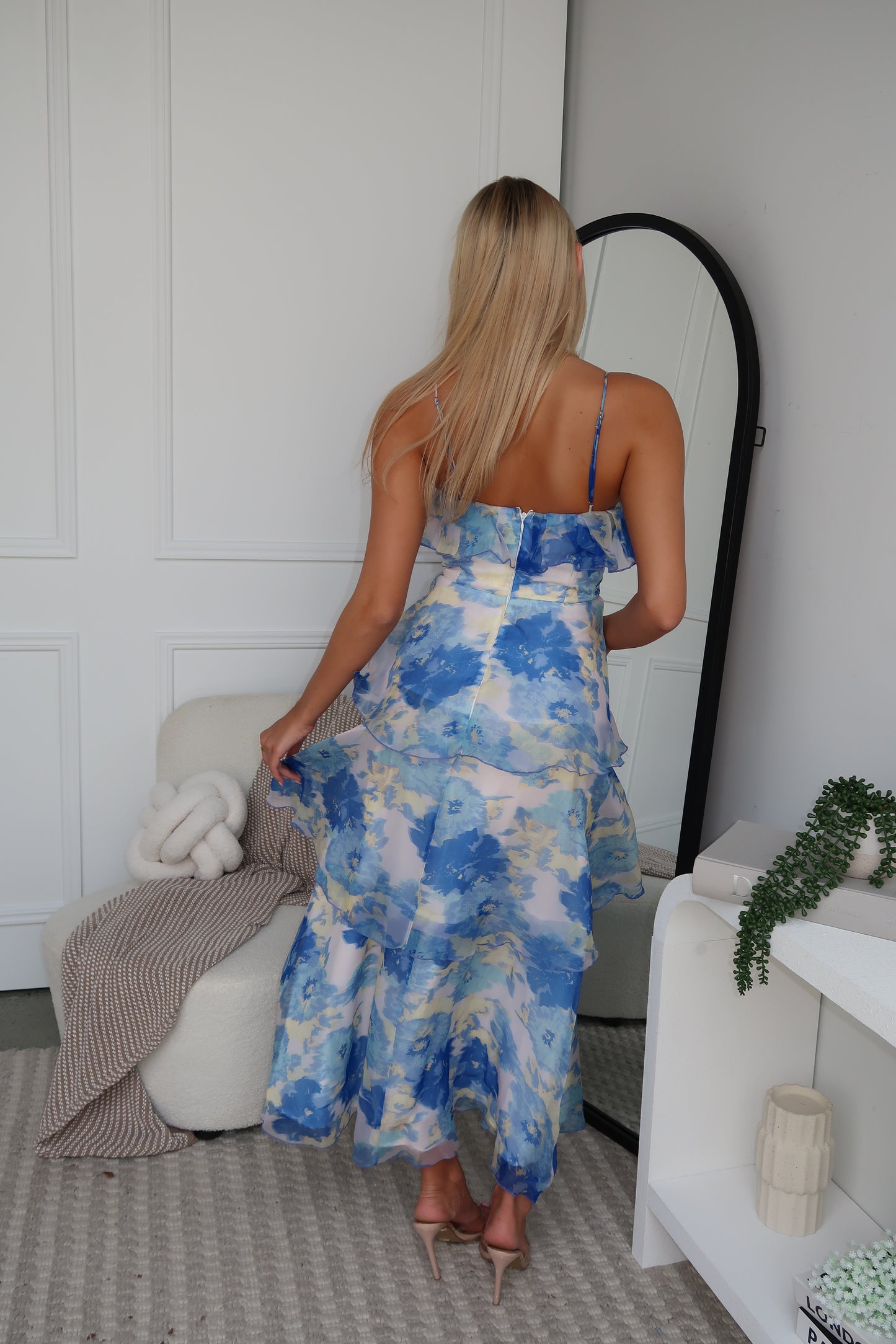 DARCEY MAXI DRESS - BLUE FLORAL