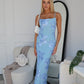 MAURICE MAXI DRESS - BABY BLUE