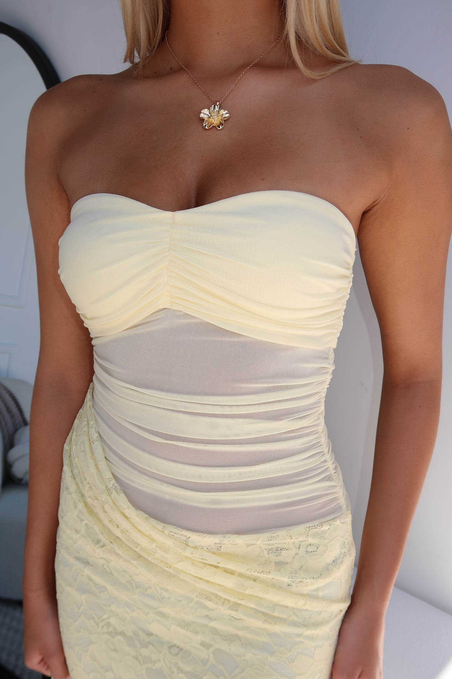 JANE MAXI DRESS - LEMON