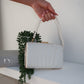 CASSIE PEARL BAG - WHITE
