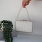 CASSIE PEARL BAG - WHITE