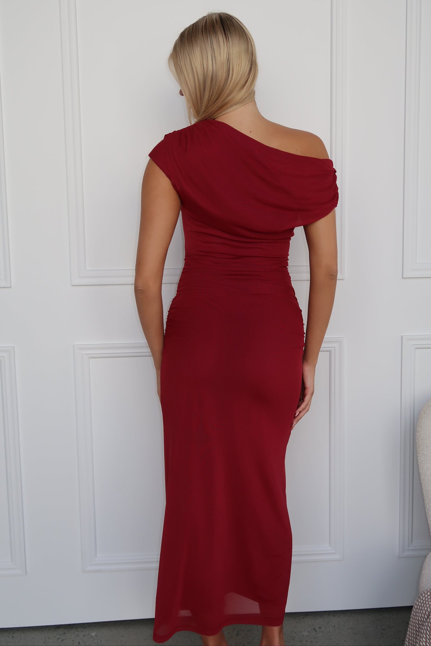 QUAY MAXI DRESS - WINE