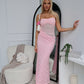JANE MAXI DRESS - BABY PINK