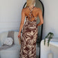 chocolate maxi dress
