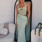 ZOIA MAXI DRESS - SAGE