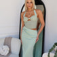 ZOIA MAXI DRESS - SAGE