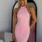 CARINA MAXI DRESS - BABY PINK