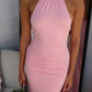 CARINA MAXI DRESS - BABY PINK