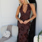 LORITA MAXI DRESS - CHOCOLATE