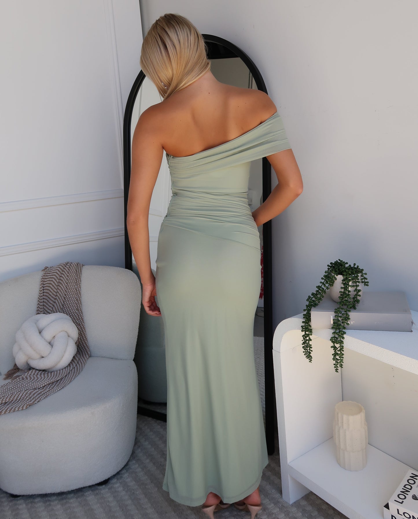 ROSALINE MAXI DRESS - SAGE