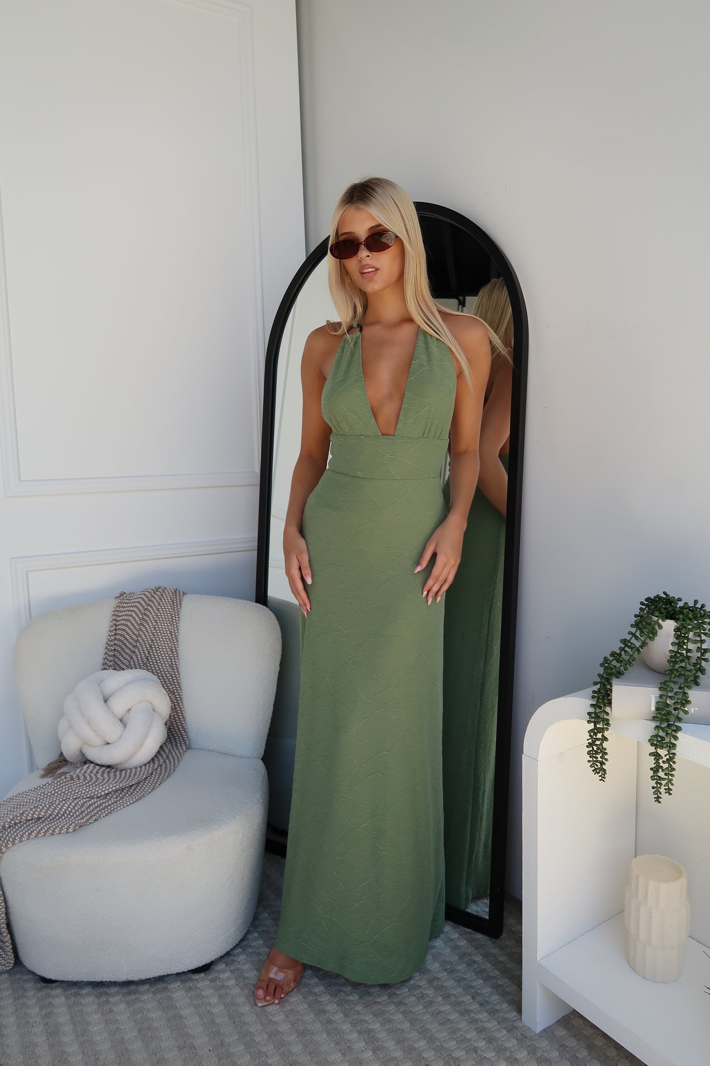HAYMAN MAXI DRESS - SAGE