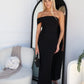 ROSALINE MAXI DRESS - BLACK