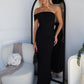 ROSALINE MAXI DRESS - BLACK