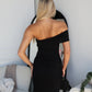 ROSALINE MAXI DRESS - BLACK