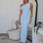 CELESTE MAXI DRESS - BABY BLUE