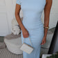 CELESTE MAXI DRESS - BABY BLUE