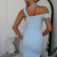 CELESTE MAXI DRESS - BABY BLUE