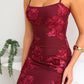 MAURICE MAXI DRESS - WINE