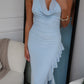 SOFYE MAXI DRESS - BABY BLUE