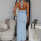 SOFYE MAXI DRESS - BABY BLUE