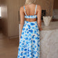 DANTE MAXI DRESS - BLUE FLORAL