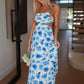 DANTE MAXI DRESS - BLUE FLORAL
