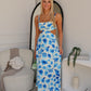 DANTE MAXI DRESS - BLUE FLORAL