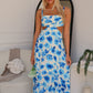 DANTE MAXI DRESS - BLUE FLORAL