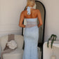 DEMPE MAXI DRESS - BABY BLUE