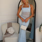 DEMPE MAXI DRESS - BABY BLUE