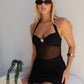GISELLE MINI DRESS - BLACK
