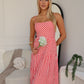 CICI MAXI DRESS - RED GINGHAM