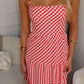 CICI MAXI DRESS - RED GINGHAM