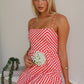 CICI MAXI DRESS - RED GINGHAM