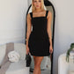 BASSIKE MINI DRESS - BLACK