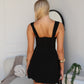 BASSIKE MINI DRESS - BLACK