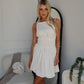 CICONI MINI DRESS - WHITE