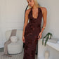 CHARLI MAXI DRESS - CHOCOLATE