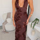 CHARLI MAXI DRESS - CHOCOLATE