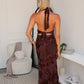 CHARLI MAXI DRESS - CHOCOLATE