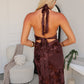 CHARLI MAXI DRESS - CHOCOLATE