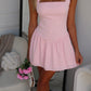LAYLA MINI DRESS - BABY PINK