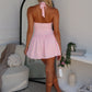 LAYLA MINI DRESS - BABY PINK