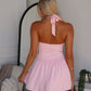 LAYLA MINI DRESS - BABY PINK