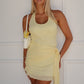 TILLY MINI DRESS - LEMON