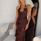 CHARLI MAXI DRESS - CHOCOLATE