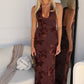 CHARLI MAXI DRESS - CHOCOLATE