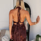 CHARLI MAXI DRESS - CHOCOLATE