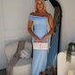 ROSALINE MAXI DRESS - BLUE